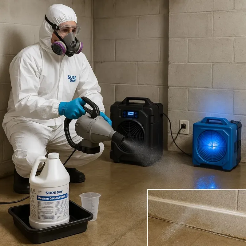Sanitization and Odor Removal process in Sharonville, OH