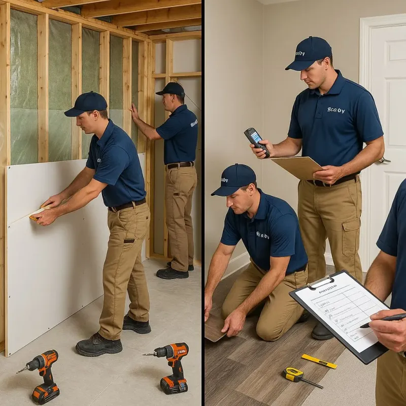 Repairs and Reconstruction process in Sharonville, OH