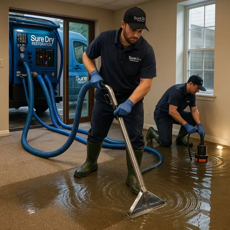 Water Extraction and Removal process in Sharonville, OH